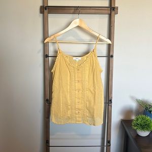 Yellow boutique tank top size medium